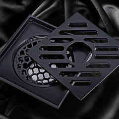 全銅地漏防臭衛生間浴室下水道磁懸浮直排地漏陽台洗衣機雙用地漏