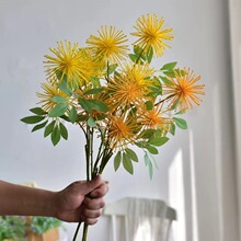 仿真茴香草把束仿真小绿草插花植物墙装饰假叶子塑料花客厅装饰花