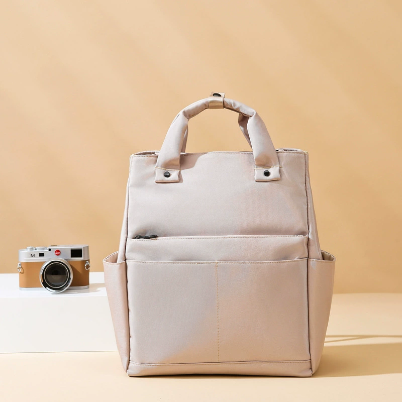 Сумка для мамы Новая портативная Многоцелевая сумка для мамы и ребенка на одно плечо с двойным плечом Большая вместительная легкая сумка для сухого и влажного разделения в японском и корейском стиле