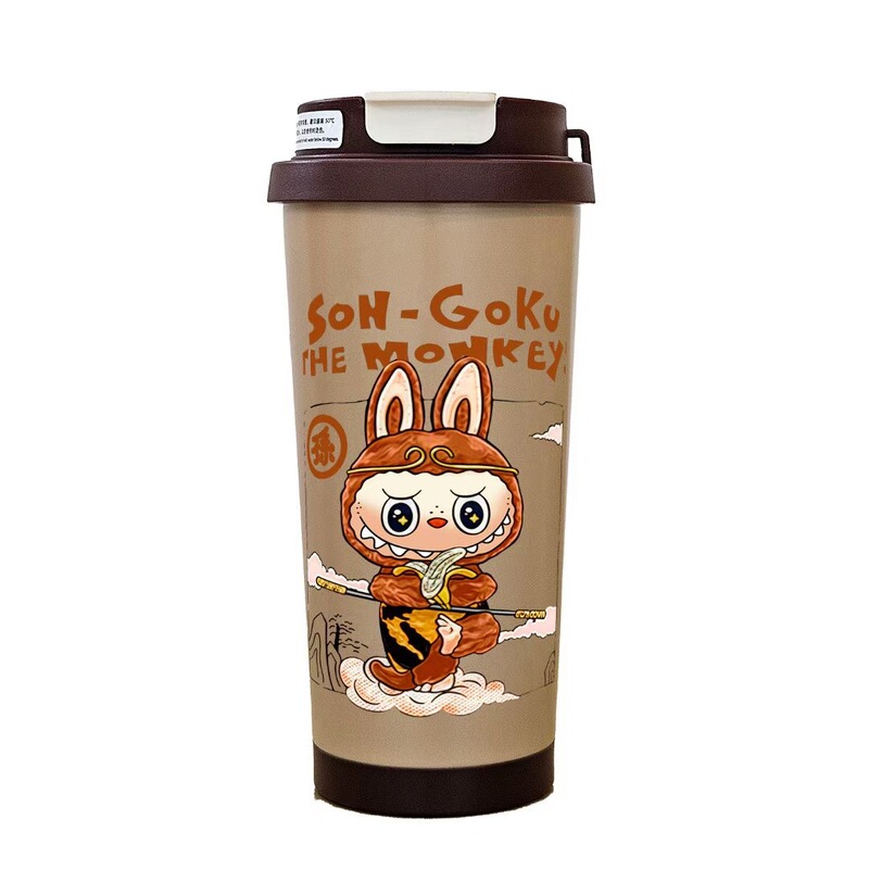 新しいファッション漫画スズランコーヒーカップ 316 ステンレス鋼魔法瓶カップインターネット有名人の車のポータブルストローカップギフト|undefined