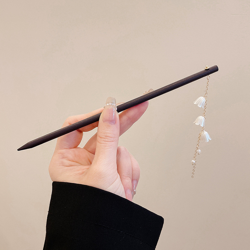 Estilo nacional nuevo estilo chino horquilla estilo antiguo sentido de alto nivel femenino 2025 nuevo estilo horquilla borla temperamento escalón horquilla tocado