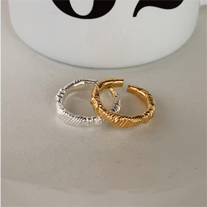 6g Weight Open Rings Classification Adjustable Ring Size 1 Piece Quantity Daily, Party Occasion 925 Sterling Silver Material Solid Color Pattern Women's Gender Simple Style Style 925 Sterling Silver Solid Color Open Rings 8