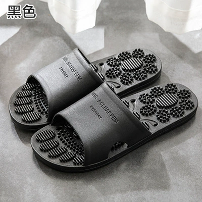 Black massager for toes, champagne color