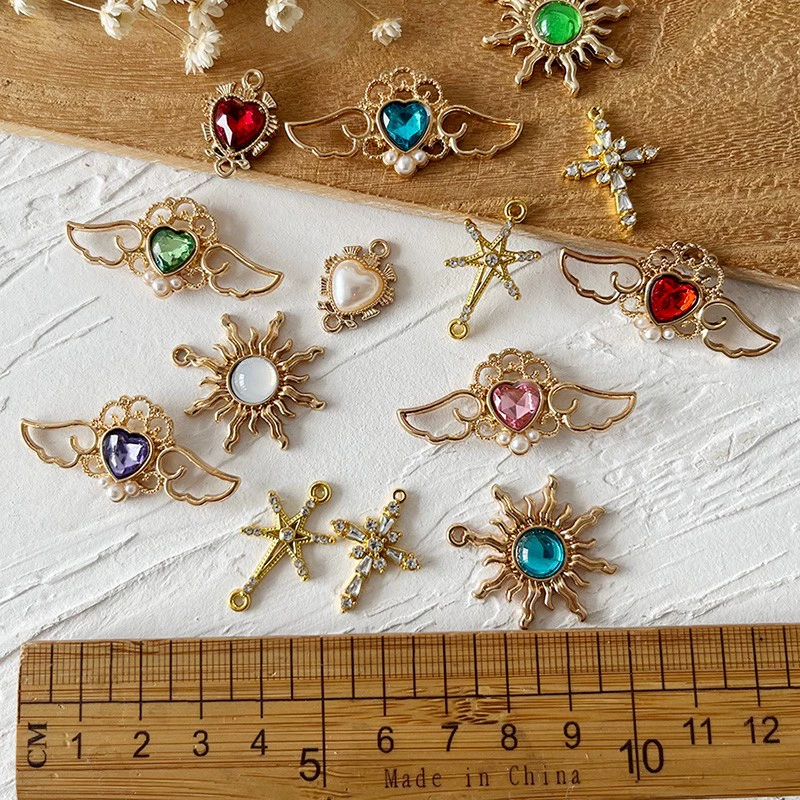 Pendant solar-powered handmade, decorative accessory, DIY, Lolita style