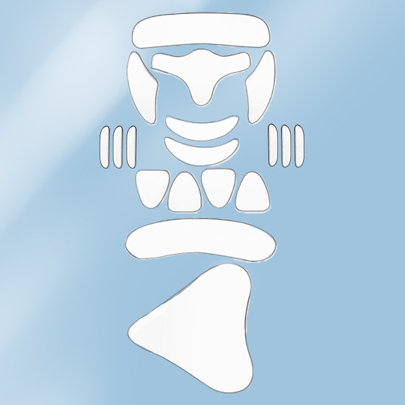 しわ防止パッチ PU美容パッチ アイパッチ 11枚セット フェイスパッチ シリコン製ほうれい線対策パッチ しわ防止パッチ フェイスリフティングパッチ 額用パッチ