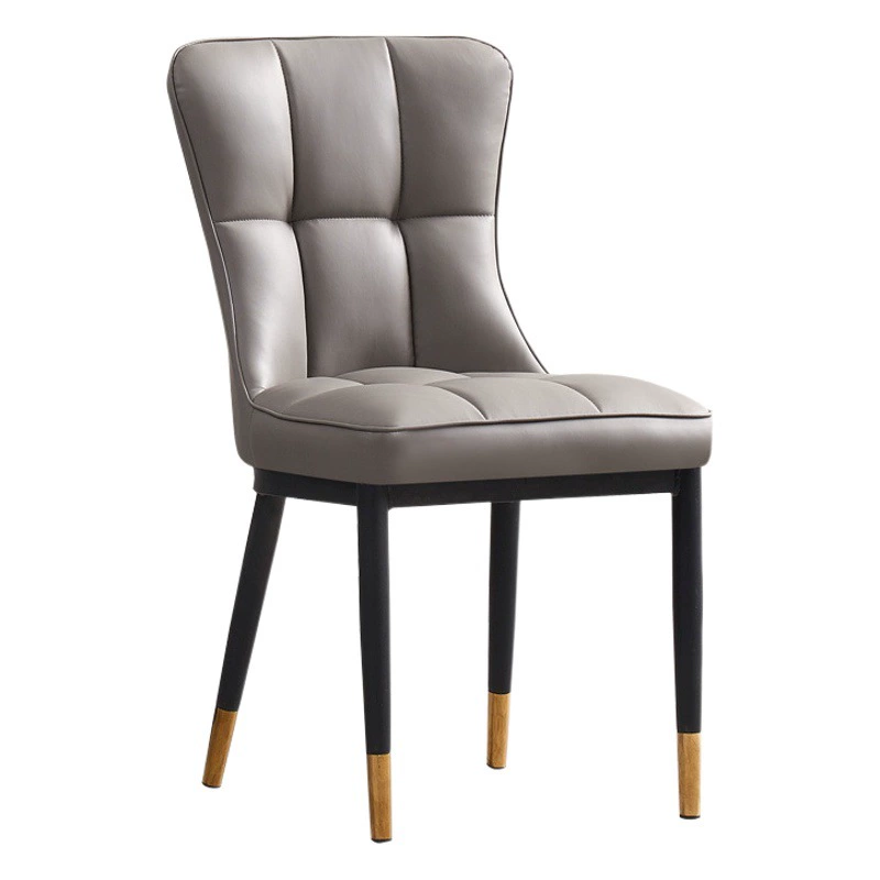 Nordic Light роскошный обеденный стул Кофейня офис продаж Ресторан простой современный спинка мягкий стул Железный гостиничный стул