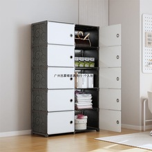 简易衣柜家用卧室组装收纳柜子出租房衣服收纳宿舍储物柜结实耐用