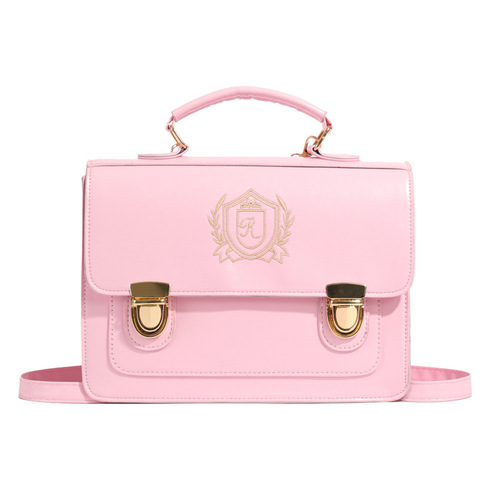 Backpack 2024 new Japanese aesthetic bag shoulder portable messenger bag retro simple crossbody bag trendy bag