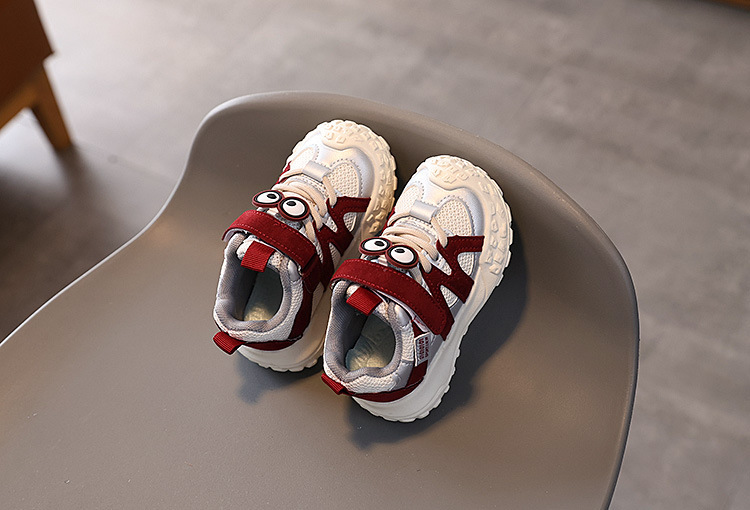 Baskets chunky pour enfant doublées polaire chaussures chaudes_voghion.com