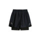 Ru Meng Summer New Two-in-One Lined Pants Training Sports Running Casual Shorts Men's and Women's All-Match Beach Pants