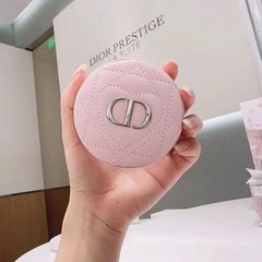 CDエアマット円形フロスト角型両面折り畳み小鏡カバー旅行オフィスメイク鏡プレゼント