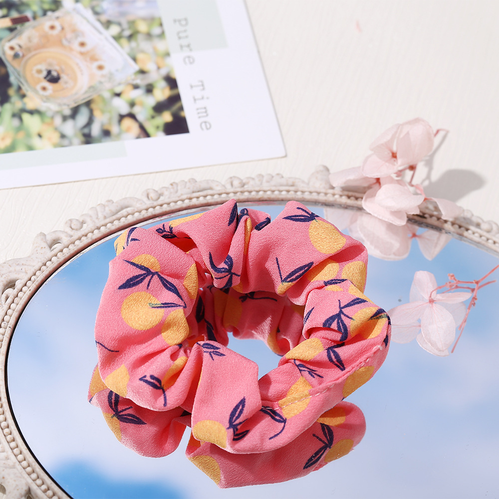 Fashion Fruit Pattern Children's Hair Scrunchies Wholesale display picture 20