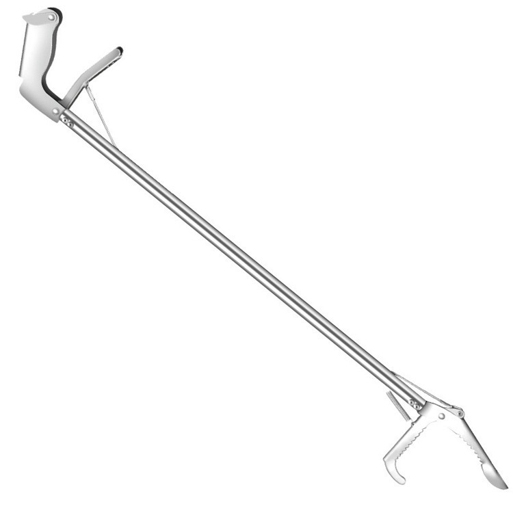 Venta al por mayor de acero inoxidable engrosado multi-funcional Angue clip Loach cangrejo clip plegable antideslizante alargado saneamiento clip de basura