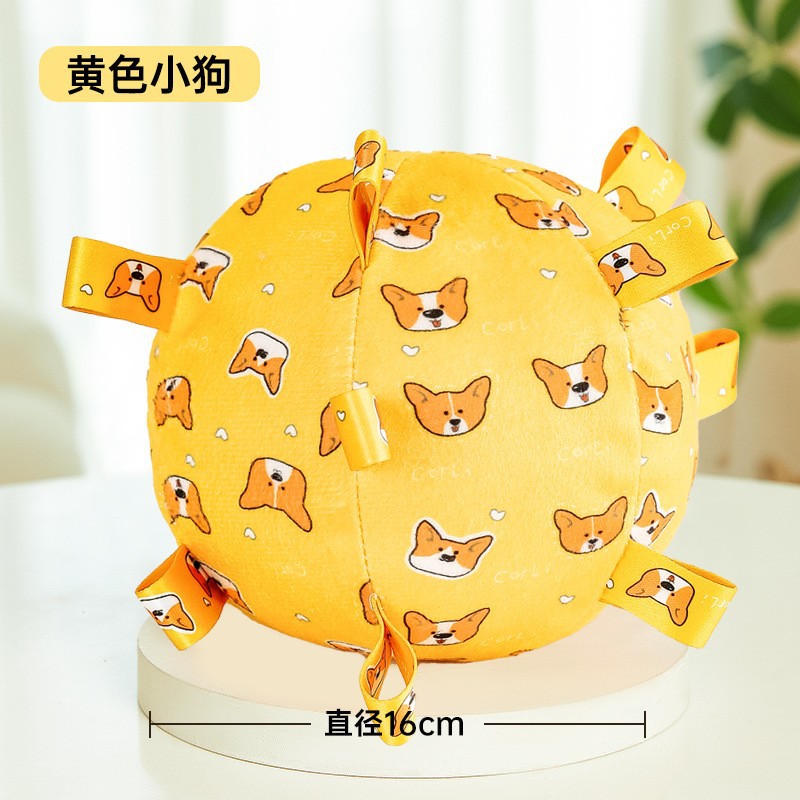 Nuevo estilo mascota peluche perro peluche juguetes interactivos al aire libre resistente a las mordeduras mascotas interacción tira y afloja Amazon al por mayor