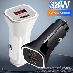 正方形車載 PD20W 携帯電話充電器急速充電タイプ C ポート車の充電器バッテリー急速充電安全