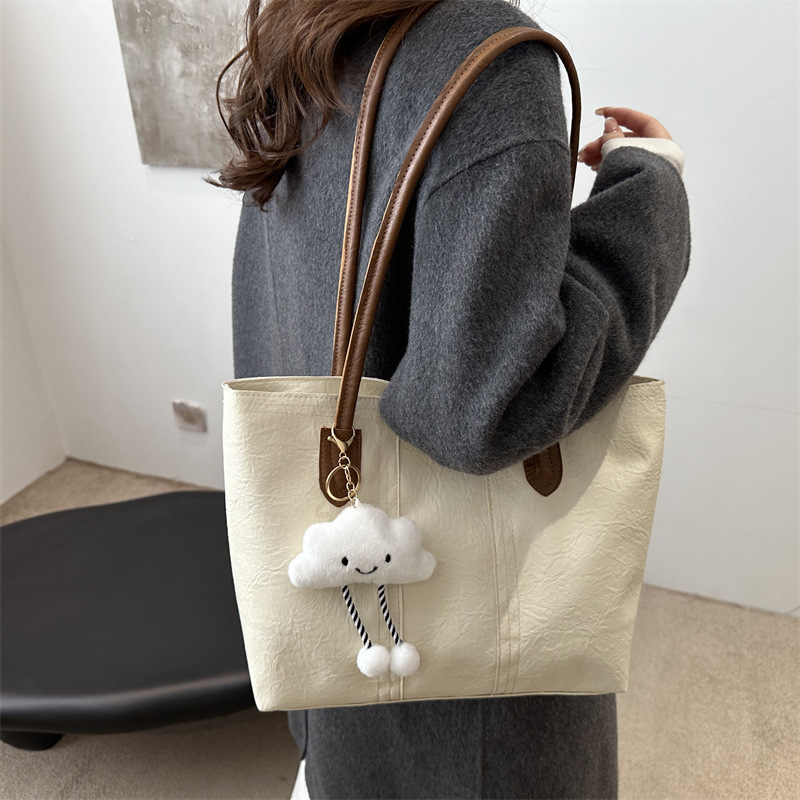 2024 invierno de alta calidad sensación de gran capacidad bolso de moda de mujer de viaje bolso de hombro casual versátil bolso de brazo de mujer