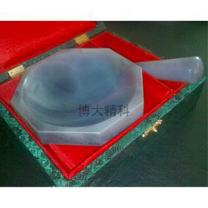 品140mm玛瑙研钵天然玛瑙研钵(内径14cm)含研磨棒