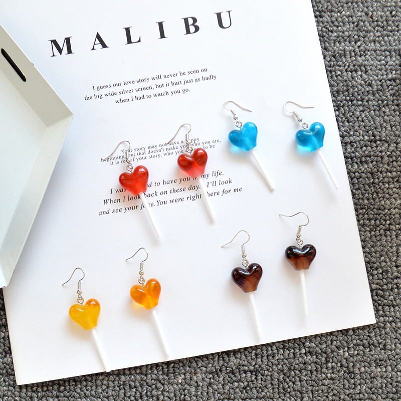 Drop Earrings Classification 1 Pair Sweet Candy Resin Women's Drop Earrings