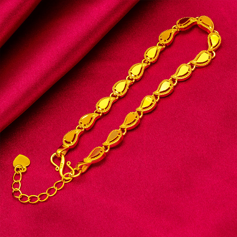 Bracciale unisex alla moda con goccia d'acqua e bracciale luminoso_voghion.com