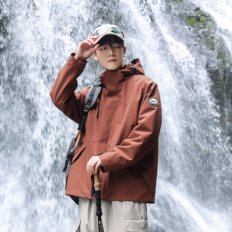 【极境雨】户外三合一冲锋衣防风防雨登山服男女宽松休闲夹克外套|undefined