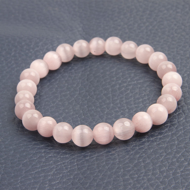 연보라색 캣츠아이 스톤 12mm/약 17개 39g