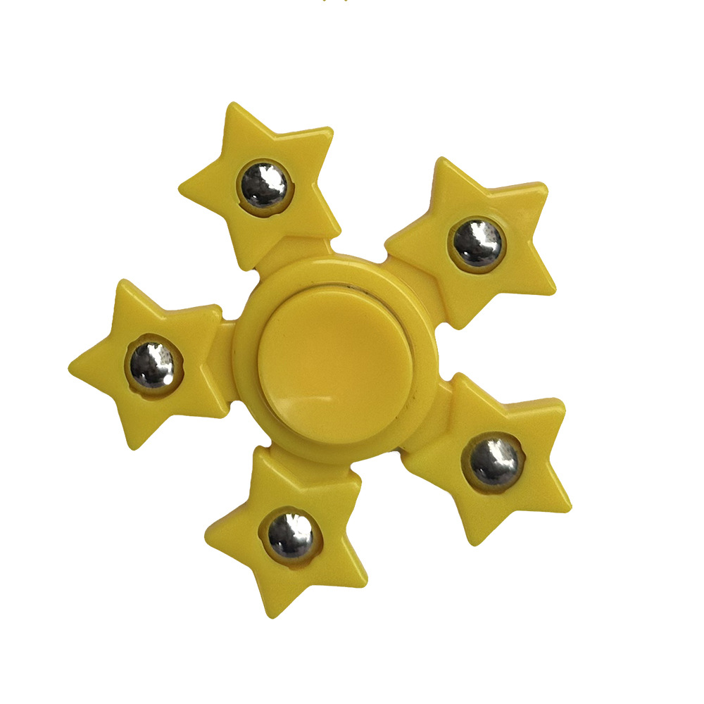 [Classic color five-bead model] Yellow five-star five-pointed star