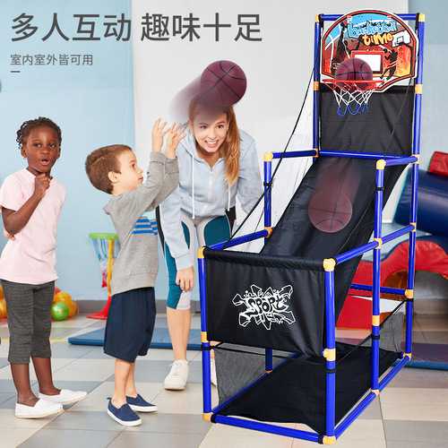 Indoor Large Basketball Hoop for Kids, with Ample Storage, Basketball Toy for Home and Outdoor Sports