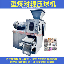 小型对辊压球机 煤炭粉压球机对辊形状 厂家供应 常规圆形压球机
