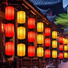 亚克力户外防水防晒文旅LED冬瓜灯笼广告景区饭店不夜城仿古宫灯