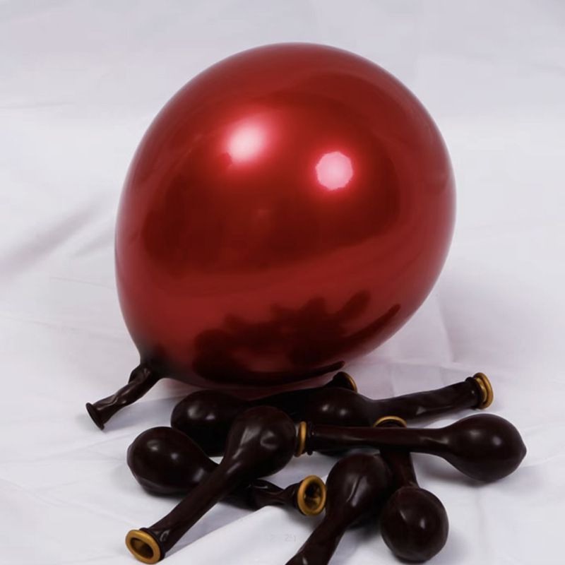 5 pulgadas 10 pulgadas 12 pulgadas 18 pulgadas celebridad de Internet doble capa gema Globo Rojo decoración de la boda Granada Globo Rojo