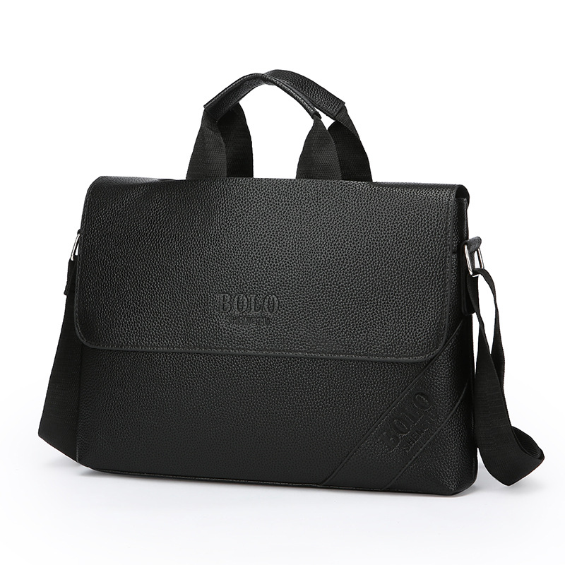2025 New men's vertical bag, single-shoulder crossbody bag, business commuting briefcase, trendy and fashionable men's bag for work Application Scenario