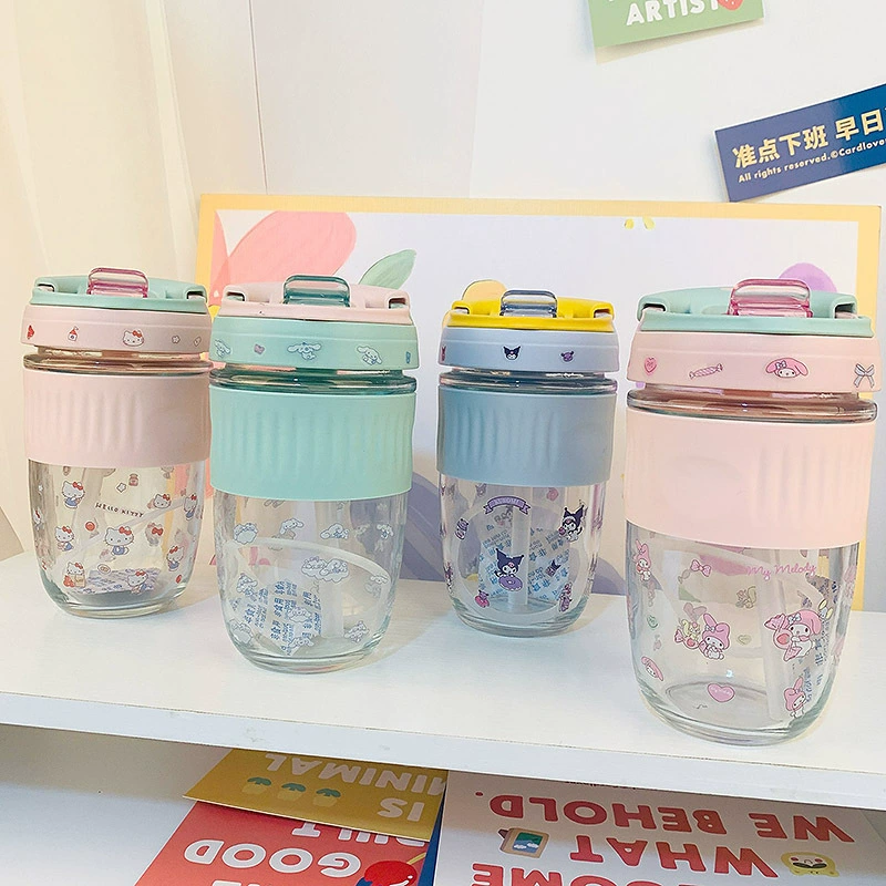 Картонный детский портативный милый летний вместительный straw with glass, защита от падения