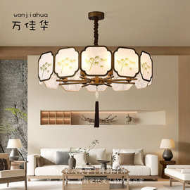 中古风客厅吊灯新款宋式美学复古餐厅书房间灯设计师大厅主灯