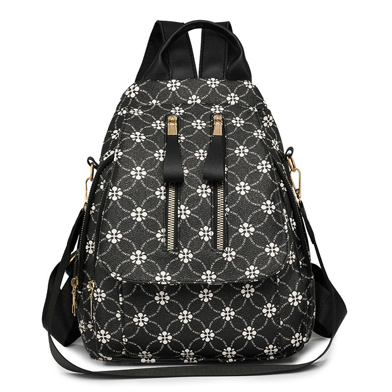 Mochila para mujer 2024 nueva moda coreana moda multiusos mochila pequeña gran capacidad todo-fósforo cuero suave bolso de hombro para mujer