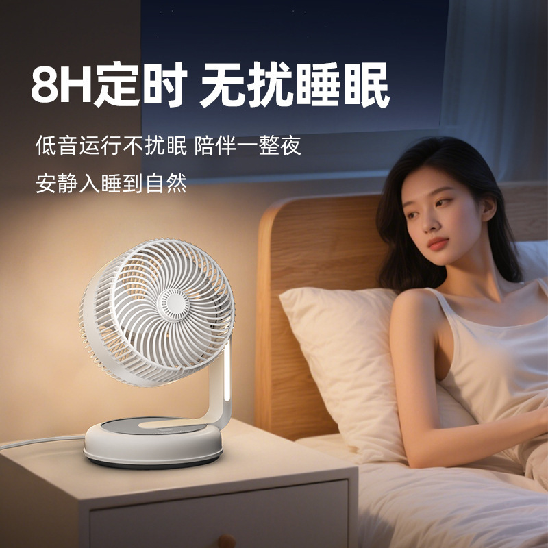 日本国境を越えた強風ダブルファンリーフ扇風機家庭用サイレント風大型デスクトップファン蚊よけ空気循環ファン|undefined