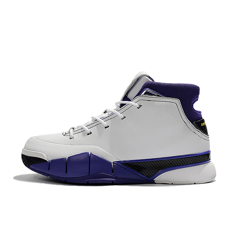 Kobe 2k4 zapatos de baloncesto de hombre Kobe 1 negro amarillo 2 Lakers oro púrpura 3 azul negro Mamba moda retro image 20