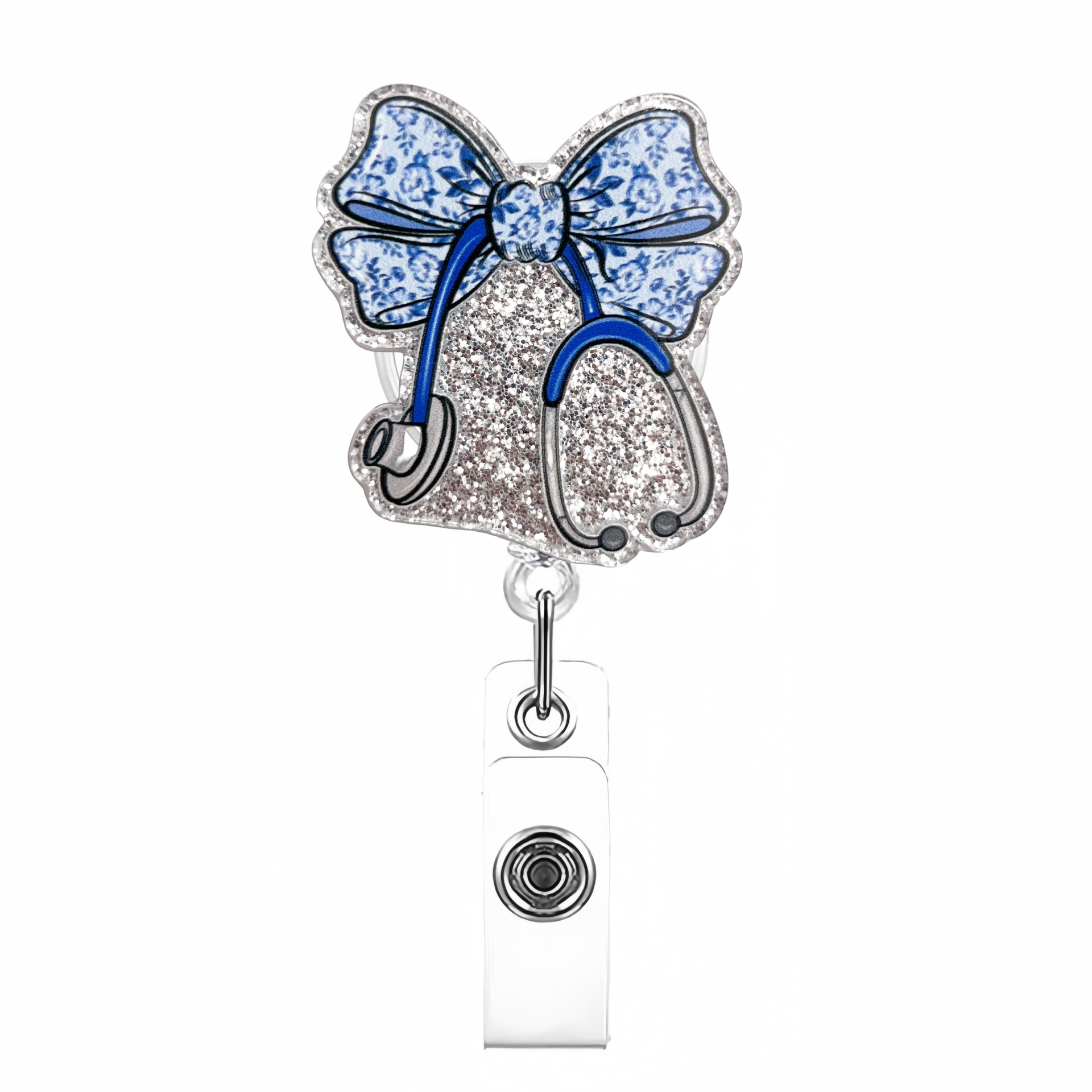 파란색 청진기 활