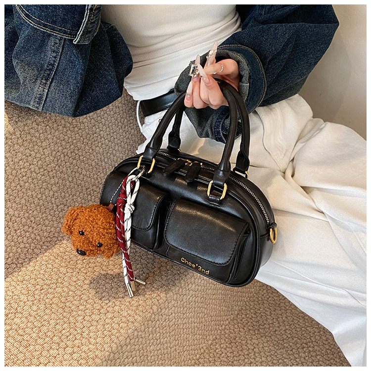 Retro Damen Umhängetasche Korean Style Handtasche Kissen Tasche_voghion.com