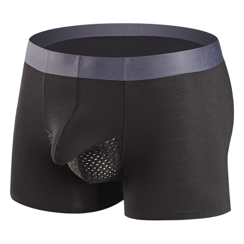 Мужское нижнее белье Новая фабрика оптом 60 модальных бесшовных боксеров с разделением пуль Молодежные боксеры