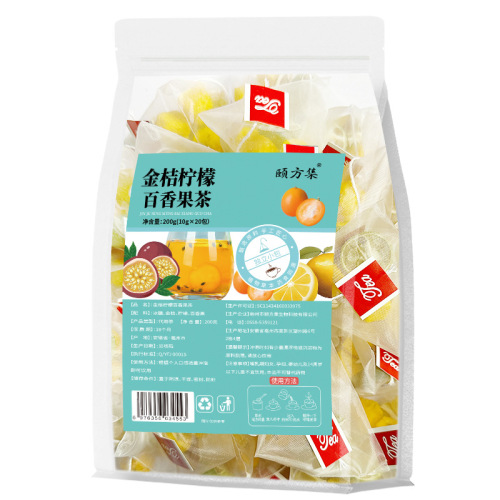Citrus Lemon Passion Fruit Tea Combination Fruit Tea Flower Fruit Tea Summer Brewed Water Green Citrus Passion Fruit Tea Manufacturer Wholesale