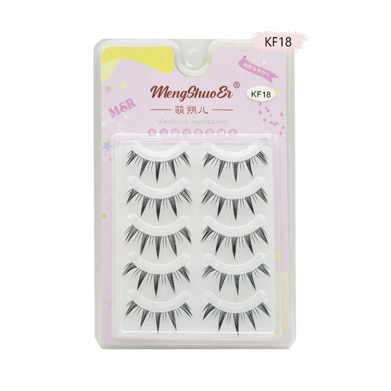 Little evil dense desire to fake eyelashes, прозрачные стержни, вся природная имитация женской группы новичок к cos Барби