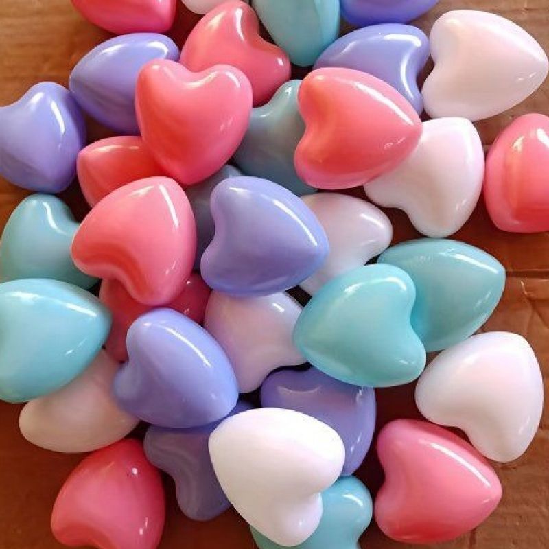 Indoor ocean ball, for home use, bath time, heart-shaped, foldable, and thickened