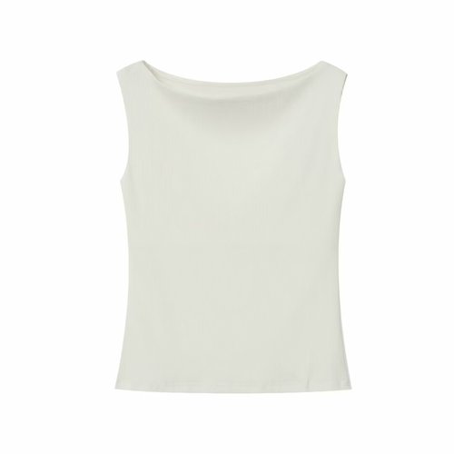 Z Europe and America cross-border slimming short sleeveless vest t-shirt top women's 25 new outerwear 1044152 