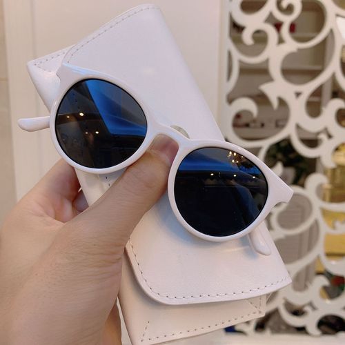 Factory Hot Selling New Children's Sunglasses Classic Elliptical Boys and Girls Sunglasses Trendy UV Protection Sunshades