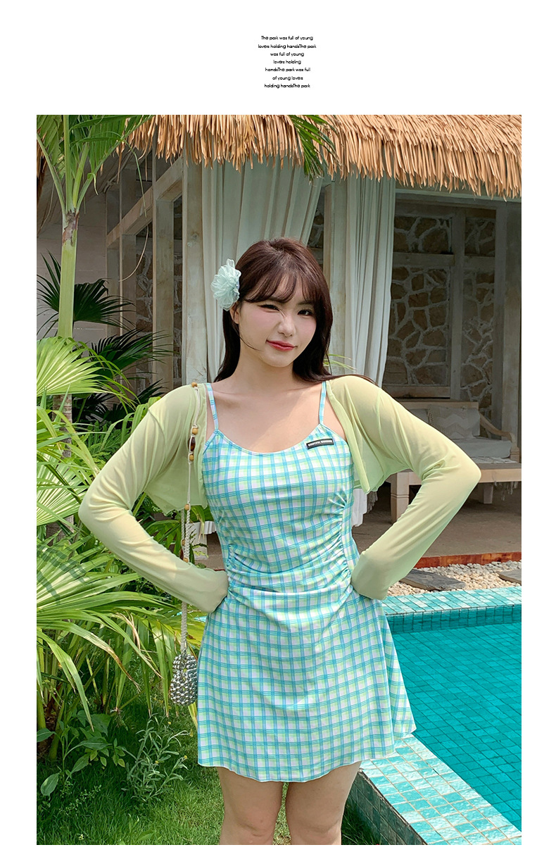 GraceChic Damen-Badeanzug-Cover-Up Strandurlaub Zweiteiliges Set Bauchkontrolle Figurformend Hochwertig Konservativ 2025 Neu Hot Spring_voghion.com