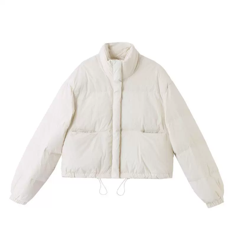 Fashionable short down jacket, 2024 years, oversize, for teenagers