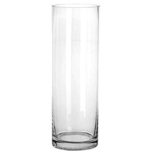 Large floor-standing straight glass vase wholesale rich bamboo hydroponic flower arrangement living room decoration ins ornaments flower shop