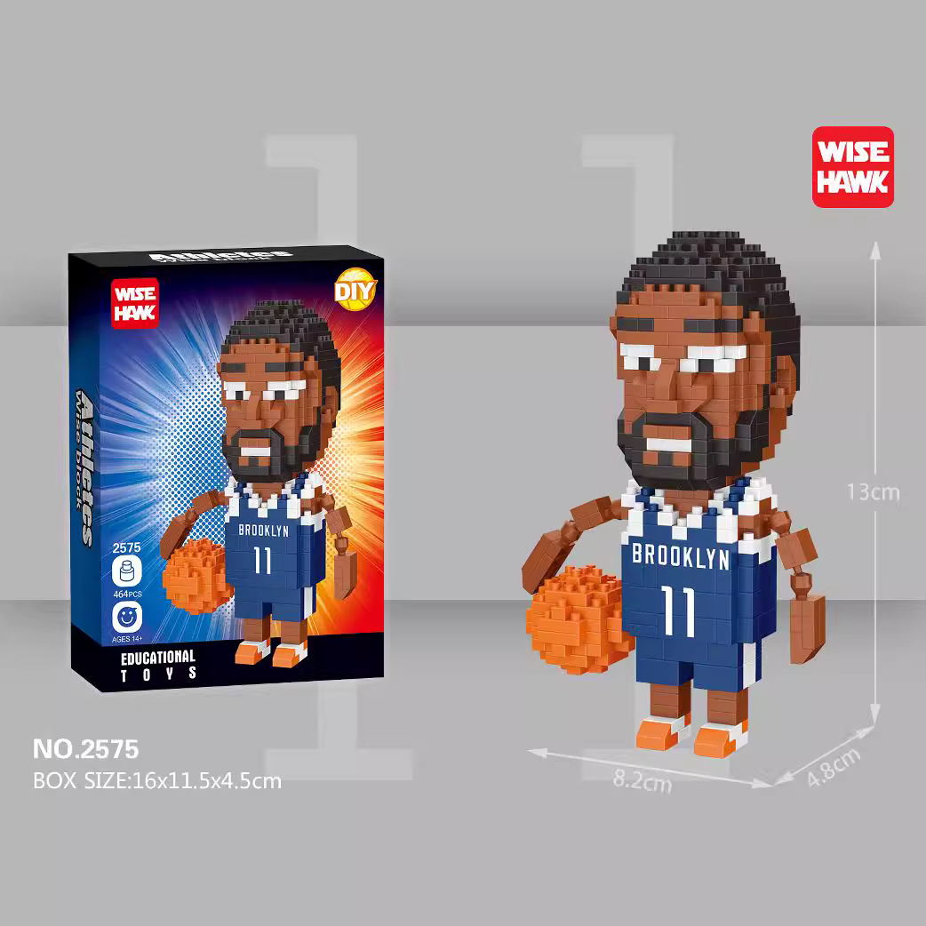 2574-2638 bloques de construcción de partículas pequeñas bola estrella Asamblea figura educativa baloncesto juguetes niños estudiante regalos