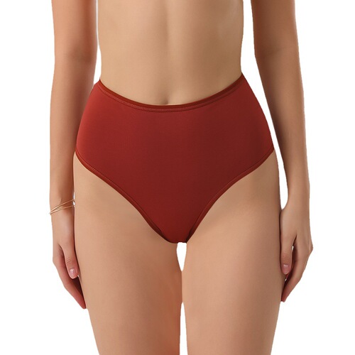 High-waisted large-size pure cotton underwear for women high-quality belly-controlling butt-lifting comfortable invisible briefs wholesale cross-border