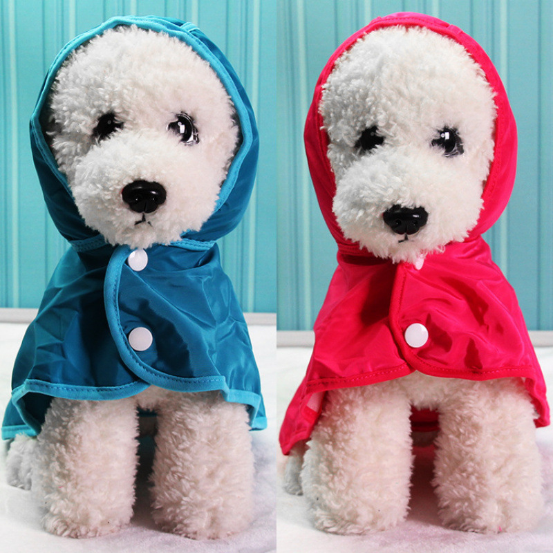 Raincoat Pet Small Dog Fashion Dog Puppy Waterproof High Quality Teddy Puppy Pomeranian